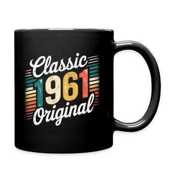 Classique 1961 Original - 64e anniversaire - Mug uni - noir - Droite
