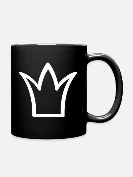 Crown Icon - Full Colour Mug - black