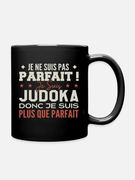 Un Judoka, le Métier de Rêve Mis à l’Honneur - Mug uni - noir