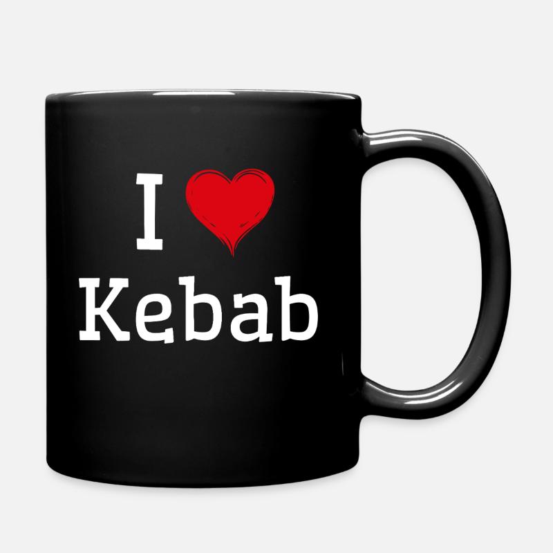 J’adore le kebab - Mug uni - noir