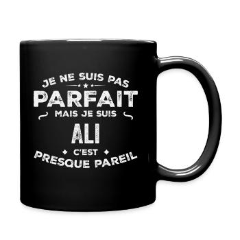 Ali A name, a story, a personality - Full Colour Mug - black - Right