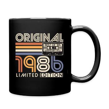 1986 Vintage Vintage Rétro Cadeau d’anniversaire - Mug uni - noir - Droite