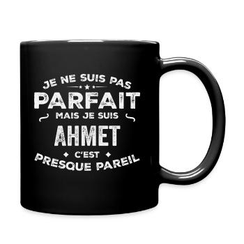 Ahmet Un Prénom, Une Histoire, Une Personnalité - Mug uni - noir - Droite