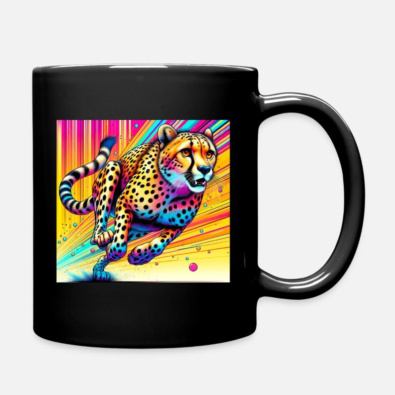 Gepard - Tasse einfarbig - Schwarz