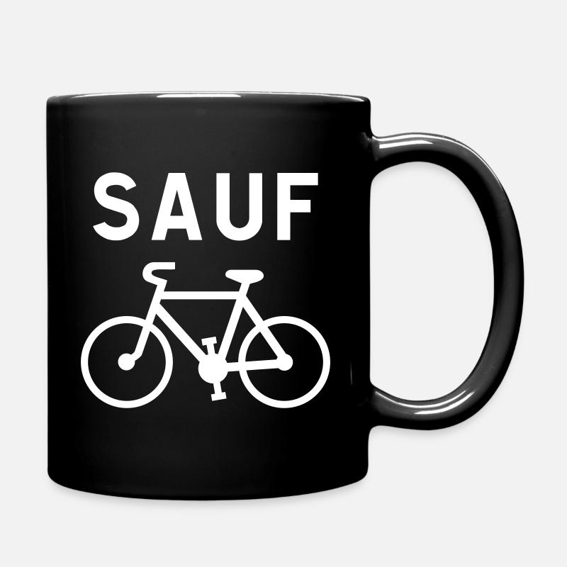 Except Vélo Blanc - Full Colour Mug - black
