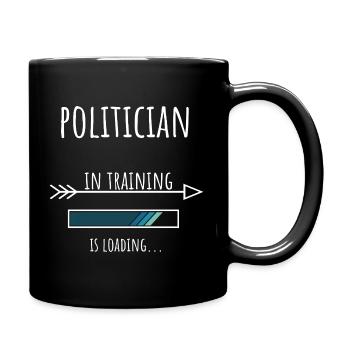 Politicien Cadeau Profession Éducation Politique - Mug uni - noir - Droite