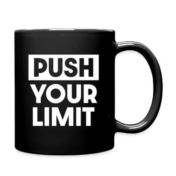 Push Your Limit - Full Colour Mug - black - Right