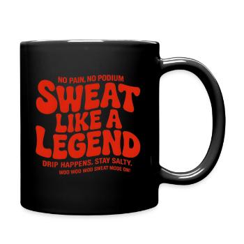Sweat Like A Legend - Full Colour Mug - black - Right