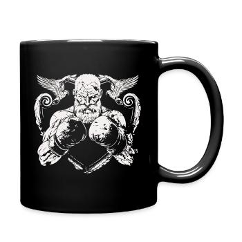 boxeur de combat - Mug uni - noir - Droite