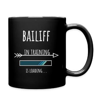 Formation au métier d'huissier de justice - Mug uni - noir - Droite