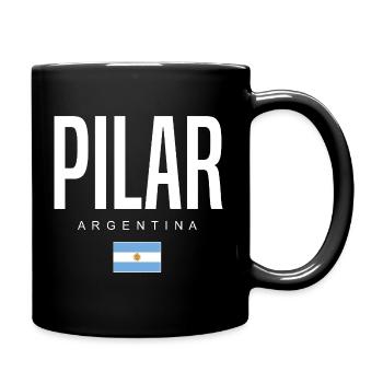 Pilar Argentina Argentinian - Full Colour Mug - black - Right