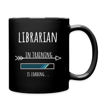 Librarian Gift Profession Education Librarian - Full Colour Mug - black - Right