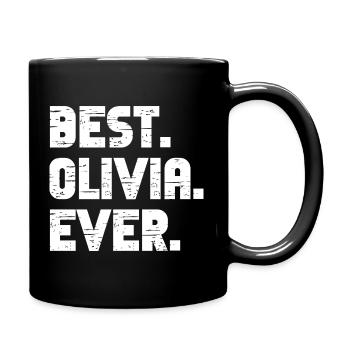 Meilleur cadeau Olivia de tous les temps - Mug uni - noir - Droite