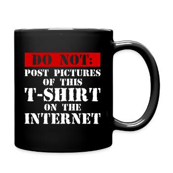 Ne pas Internet – Nerd, médias sociaux et plaisir geek - Mug uni - noir - Droite