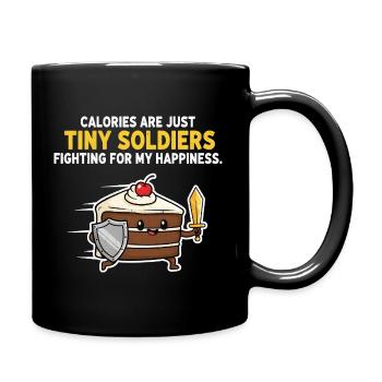 Cake Hero Combattant de calories - Mug uni - noir - Droite