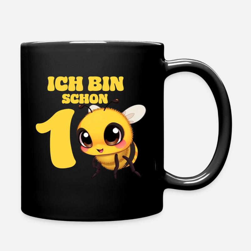1er anniversaire enfants bébé 1 an bambin - Mug uni - noir