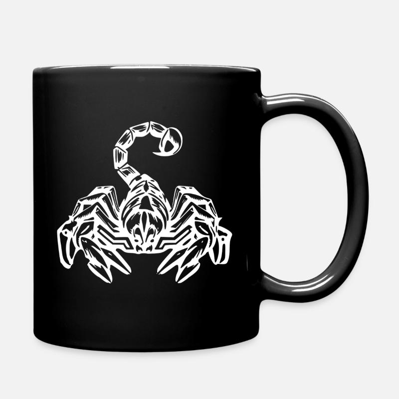 Skorpion Sternzeichen T-shirt Geschenk - Tasse einfarbig - Schwarz