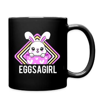 Gender Reveal Pâques Future maman - Mug uni - noir - Droite