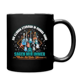 Guitare Guitariste Musicien Guitariste - Mug uni - noir - Droite