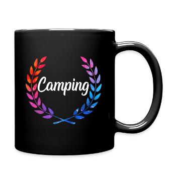 Camping Couleur Laurel Script - Mug uni - noir - Droite