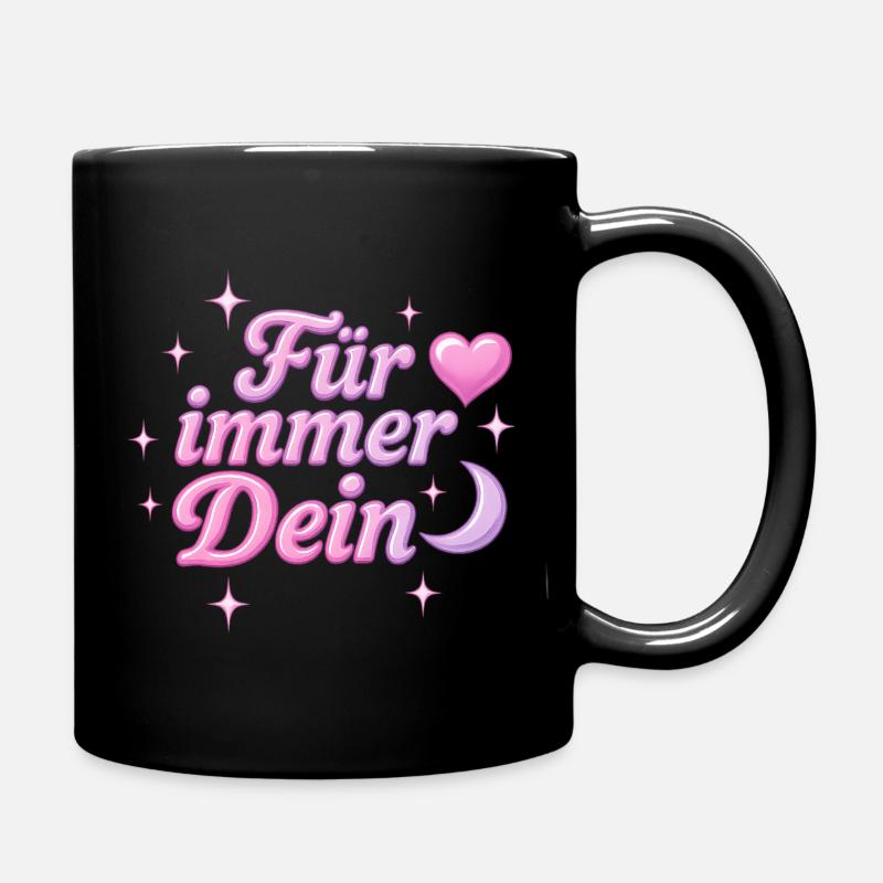 Forever Yours / Y2K Design - Full Colour Mug - black