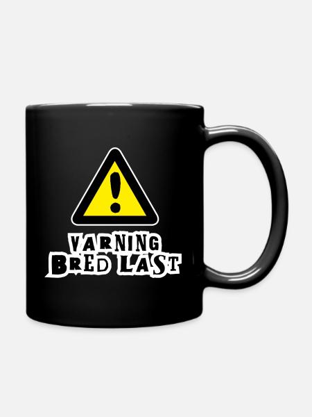 Avertissement de charge large - Mug uni - noir