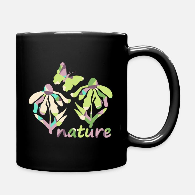 color nature - bloom - Full Colour Mug - black