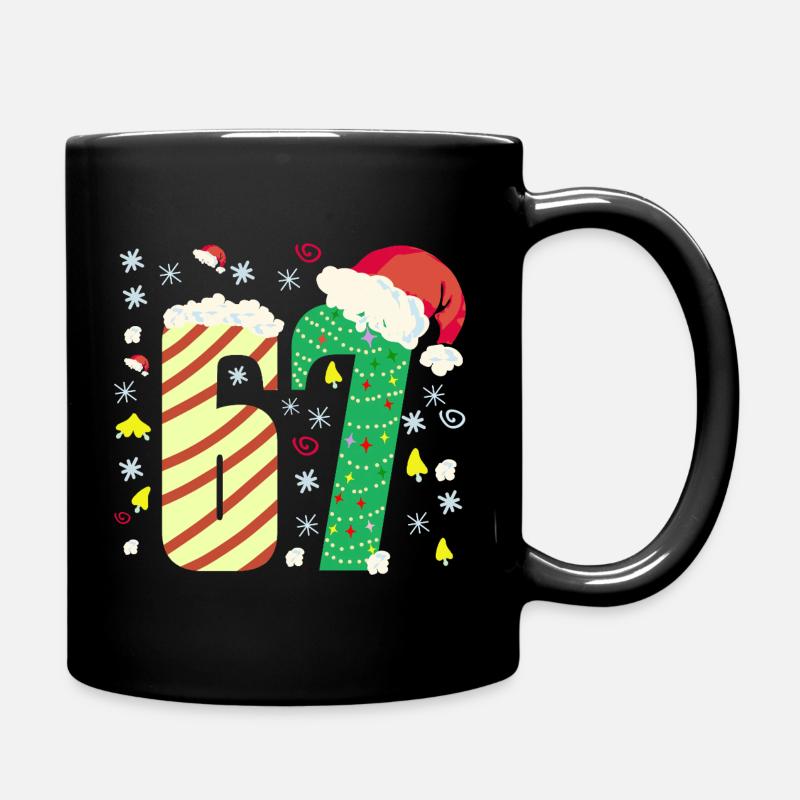 67 Christmas  - Tasse einfarbig - Schwarz