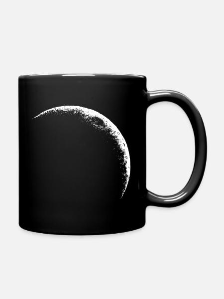 Croissant de Lune, Lune Céleste - Mug uni - noir