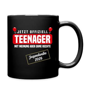 Youth Consecration 2026 - Full Colour Mug - black - Right