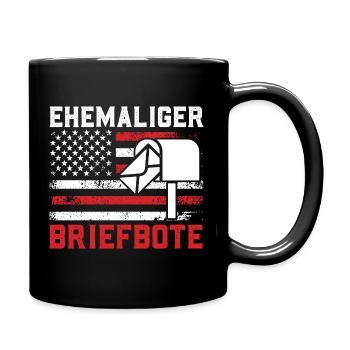 Retirement FORMER POSTMAN USA Funny - Full Colour Mug - black - Right