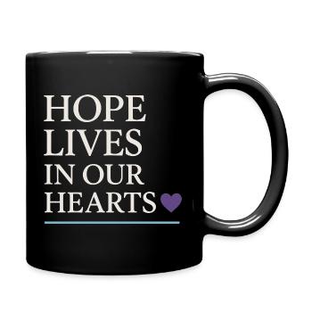Suicide Loss Marche de souvenir Suicide - Mug uni - noir - Droite