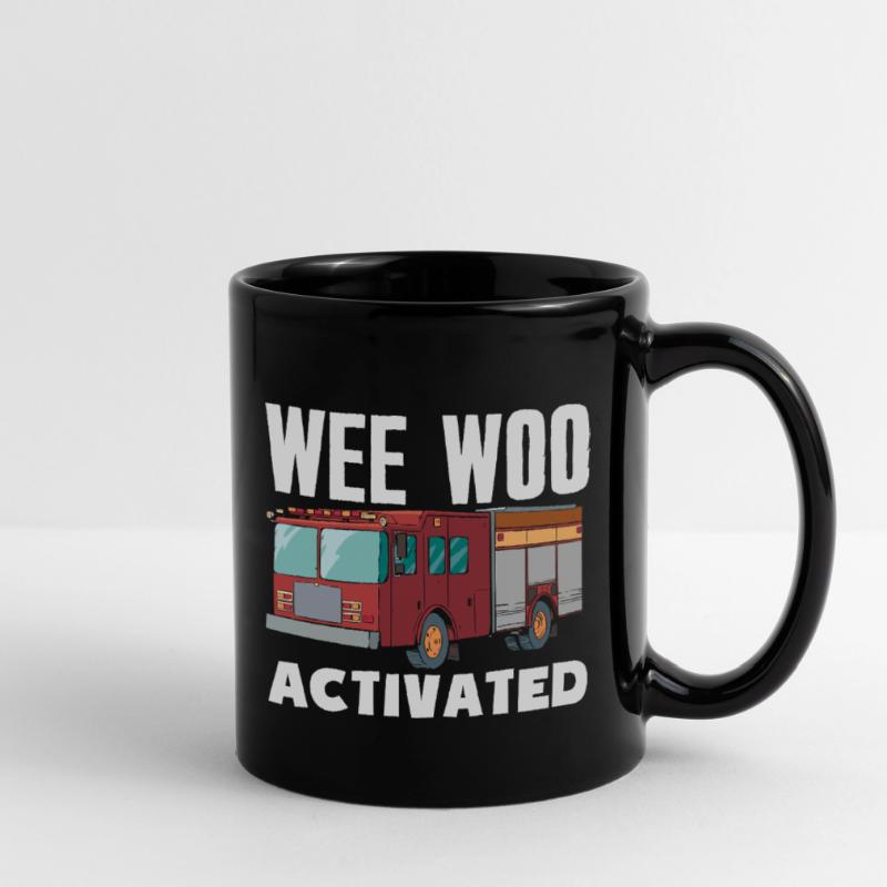 Wee Woo Squad Fire Tiny Feuerwehrmann Tasse einfarbig