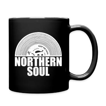 Northern Soul – Keep The Faith – Vinyl 45RPM - Tasse einfarbig - Schwarz - Rechts
