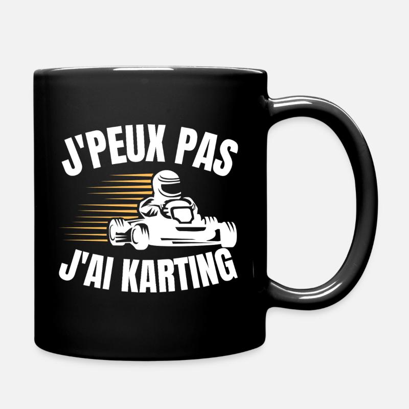 J’Peux Pas J’ai Karting Pilote - Mug uni - noir