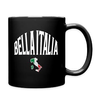 Bella Italia - Mug uni - noir - Droite