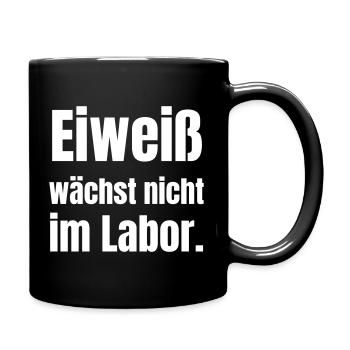 Protein does not grow in the laboratory - Full Colour Mug - black - Right