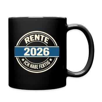 Pensionnaire 2026 J’ai terminé - Sweet Pension Happened - Mug uni - noir - Droite