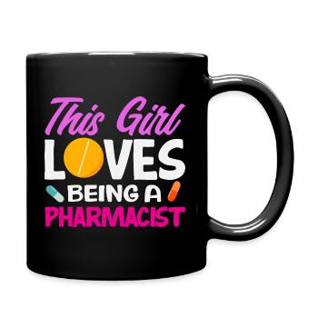 Pharmacist Pharmaceutical Technical - Full Colour Mug - black - Right
