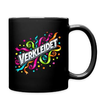 Disguised Confetti Streamers Carnival - Full Colour Mug - black - Right
