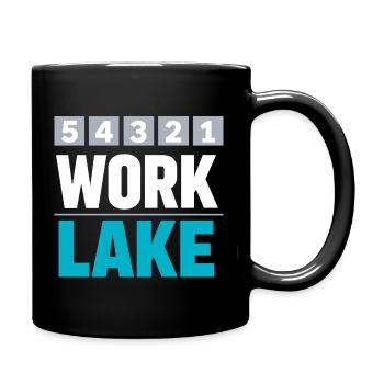See-wochenende Countdown Zu See-tagen - Tasse einfarbig - Schwarz - Rechts