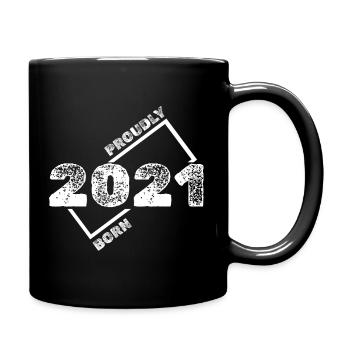 2021 - Tasse einfarbig - Schwarz - Rechts