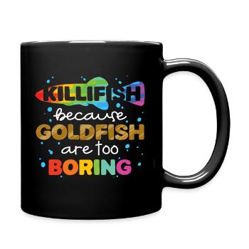 Toothcarp Killfish Toothed carp - Full Colour Mug - black - Right