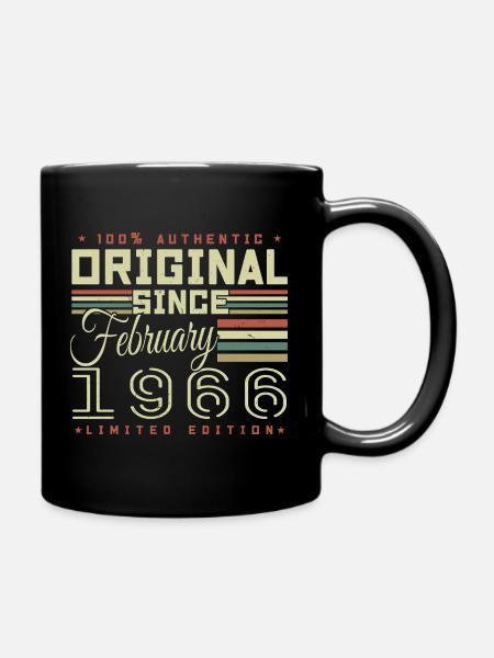 Großartig seit Februar 1966 - Tasse einfarbig - Schwarz