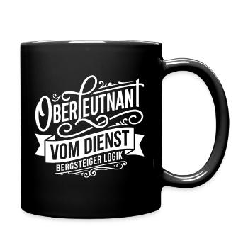 First Lieutenant on duty: Mountaineer Logic - Full Colour Mug - black - Right