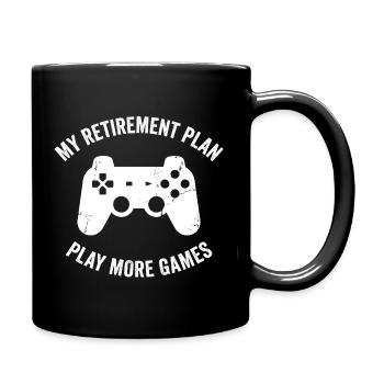 Joueur à la retraite : Jouer plus de matchs - Mug uni - noir - Droite