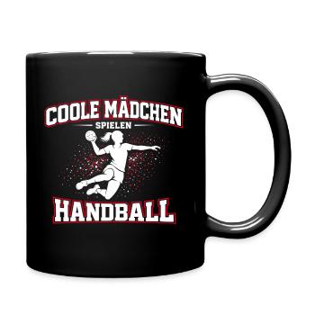 La fille de handball dit cadeau - Mug uni - noir - Droite
