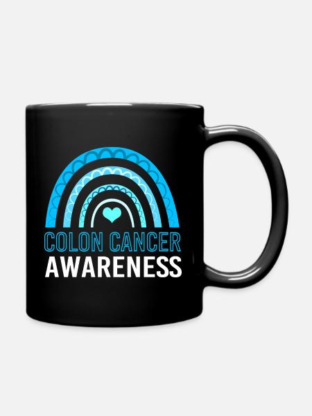 Darm Krebs Dickdarm - Tasse einfarbig - Schwarz