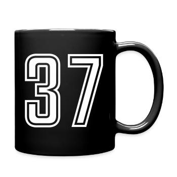 37 - Tasse einfarbig - Schwarz - Rechts