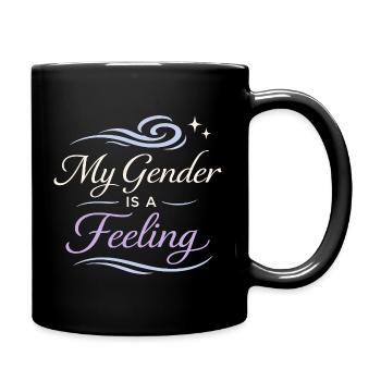 Trans queer réaffirme l’amour de l’identité réconfortante - Mug uni - noir - Droite